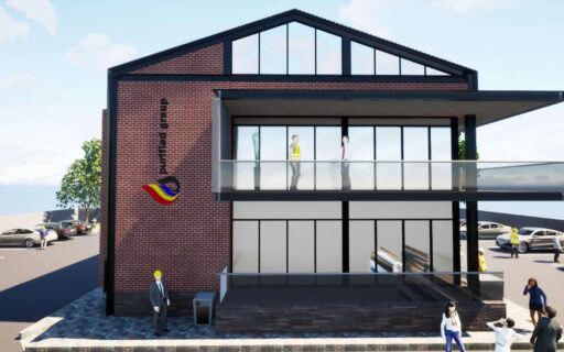 The courtyard will serve as a gathering space